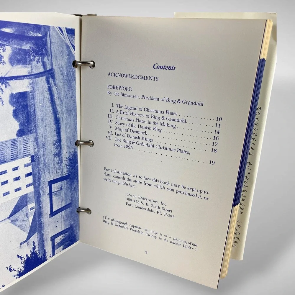 The Story of Bing & Grondahl Christmas Plates Pat Owen 1895-1983 Binder Guide‎